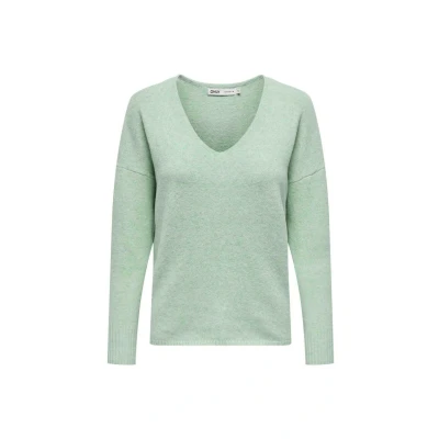 Abbildung von ONLY Onlrica LIFE L/S Vneck NOOS Strickpullover, Damen, Größe: Medium, Lichen
