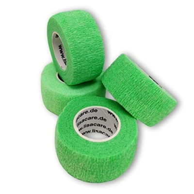 Abbildung von LisaCare Fingerpflaster 2,5cm x 4,5m 4er Set Neongrün 4 St