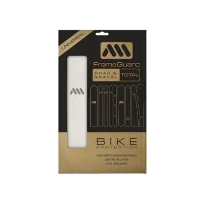 Abbildung von All Mountain Style Schützer für Rennrad und Schotterfahrradrahmen Hochwertiges selbstklebendes PVC Material Verhindert Kratzer Dellen am Fahrradrahmen