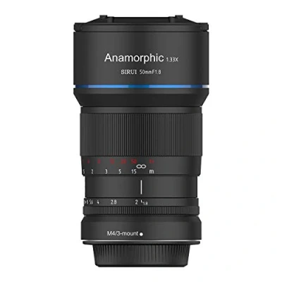 Abbildung von SIRUI 50mm Blende f1.8 Faktor 1.33x APS C Anamorphot Prime Objektiv Objektive Lens Lenses Modell SR MEK7M, M4/3 Mount