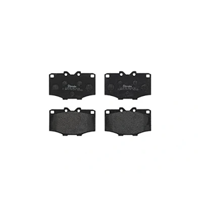Abbildung von BREMBO P 83 006 Bremsbelagsatz exkl. Verschleißwarnkontakt ohne Zubehör TOYOTA: Land Cruiser Prado 70 SUV, 80, HILUX 6 Pick up