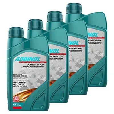 Abbildung von Addinol 4X Motoröl Motorenöl Motor Motoren Oil Engine Benzin Diesel 0W 30 Superior 030 1L 72097807
