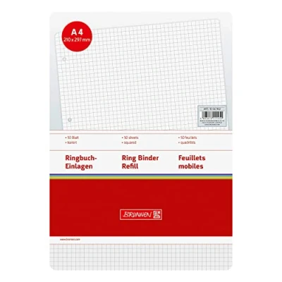 Abbildung von NEU Ringbucheinlage DIN A4, 50 Blatt, 70g, kariert