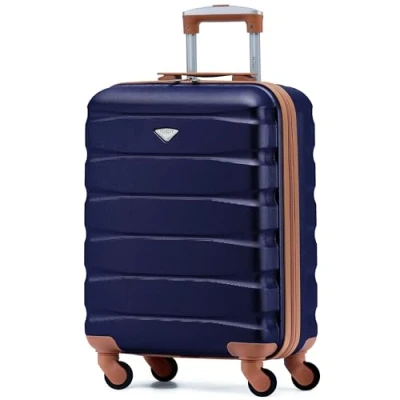Abbildung von Flight Knight Leichte 4 Rad ABS Hartschalenkoffer Handgepack, zugelassen fur uber 60 Fluggesellschaften, einschließlich easyJet, Jet2 und maximale Große Ryanair (Priority) 55 x 40 20 cm