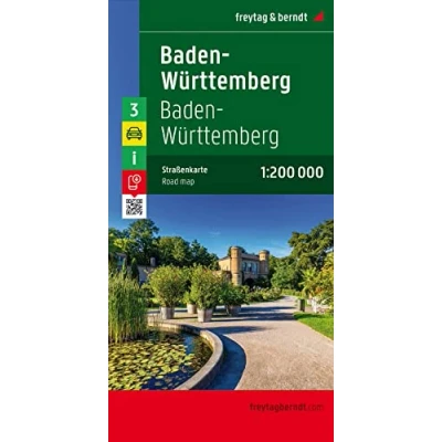 Abbildung von Freytag Berndt Autokarten, Blatt 3, Baden Württemberg Maßstab 1:200 000