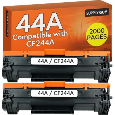 Abbildung von Supply Guy 44A CF244A Toner Schwarz kompatibel mit HP für Laserjet Pro M15W M15A Laser Jet MFP M28w M28a Drucker Multipack Laserdrucker M15 M28 Patronen (2 Tonerkartuschen)