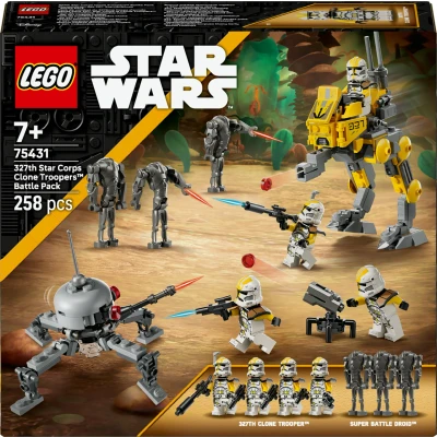 Abbildung von 75431 Star Wars Klonsoldaten des 327. Sternenkorps Battlepack, Konstruktionsspielzeug