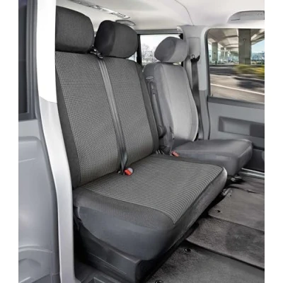 Abbildung von WALSER 10235 Sitzschonbezug schwarz Polyester VOLKSWAGEN: Transporter 4 Bus, Caddy 3 Kombi, 5 MERCEDES BENZ: Vito Mixto