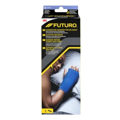 Abbildung von FUTURO Handgelenk Bandage für die Nacht Bietet Unterstützung Handgelenke mit Symptomen des Karpaltunnelsyndroms verstellbar