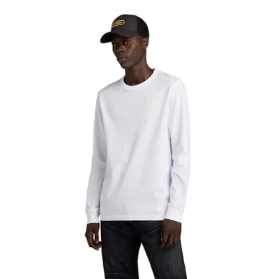 Abbildung von G STAR RAW Herren Premium Base T Shirt, Weiß (white D23455 C336 110), L