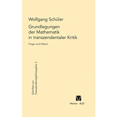 Abbildung von Grundlegungen der Mathematik in transzendentaler Kritik: Frege und Hilbert (Schriften zur Transzendentalphilosophie, Band 3)