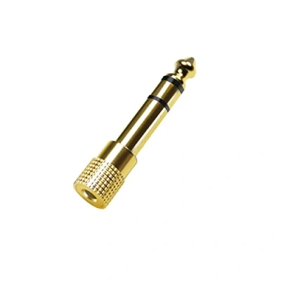 Abbildung von LogiLink CA1213 Audio Stereo Adapter (3 Pin, TRS), 6,35mm zu 3,5mm (Stecker/Buchse)