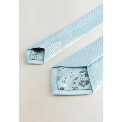 Abbildung von Next Textured SET Einstecktuch, Herren, Größe: One Size, Blue