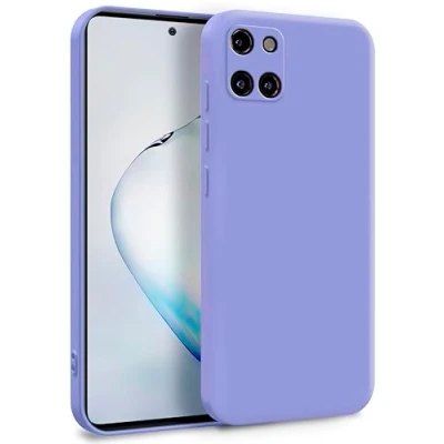 Abbildung von MyGadget Hülle für Samsung Galaxy Note 10 Lite Zweilagige Handyhülle mit Kameraschutz Cover Innenfutter &amp; Silikon außen Flieder