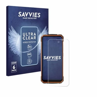Abbildung von Savvies 6 Stück Schutzfolie für Blackview BV8100 Displayschutz Folie Ultra Transparent