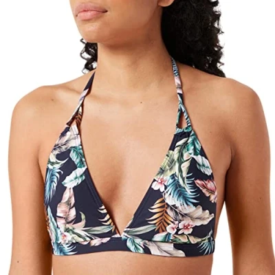 Abbildung von Esprit Malibu Beach PAR Padded Halterneck Bikinitop, Damen, Größe: 36xC, Navy