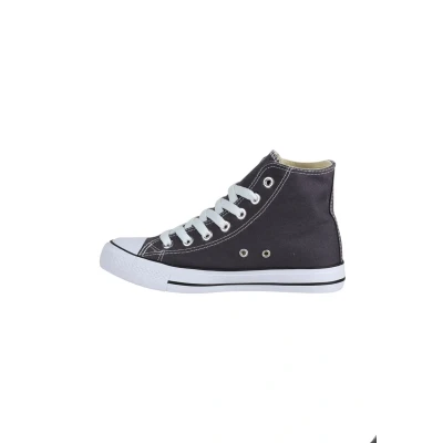 Abbildung von Elara Unisex Sneaker Sportschuhe High Top Turnschuh Chunkyrayan 014 A DK.Grey 46