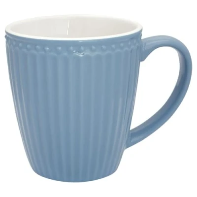 Abbildung von Greengate Alice Becher mit Henkel sky blue 0,4l