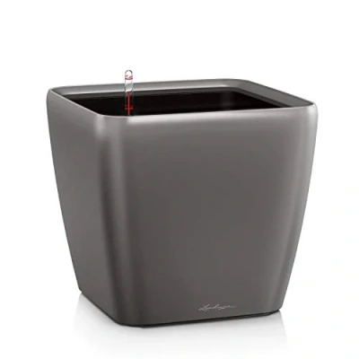 Abbildung von LECHUZA QUADRO Premium LS 35 anthrazit metallic 16163