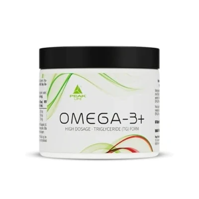 Abbildung von PEAK Omega 3+ 60 Kapseln I Fischöl Softgelkapseln hochkonzentriertes EPA und DHA Triglycerid (TG) Form hohe Bioverfügbarkeit 85 g