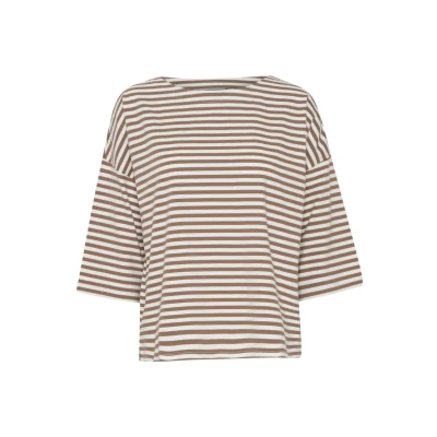 Abbildung von Fransa Frsiva Langarmshirt, Damen, Größe: Medium, Coca mocha mix