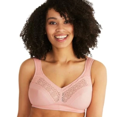Abbildung von Swegmark BH Cotton Star Soft Bra Hellrosa Baumwolle A 105 Damen
