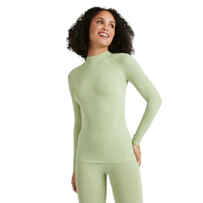 Abbildung von Falke Langarmshirt Unterhemd/shirt, Damen, Größe: XS, Quiet green