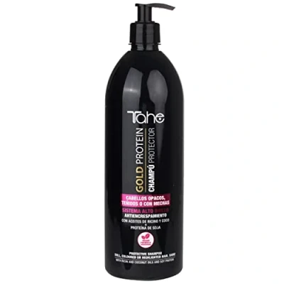 Abbildung von Tahe Gold Protein Shampoo für gefärbtes Haar, Anti Frisottis (1000 ml)