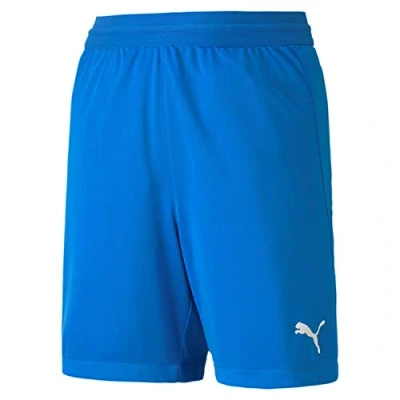 Abbildung von PUMA Kinder teamFINAL 21 knit Shorts Jr, Electric Blue Lemonade, 152