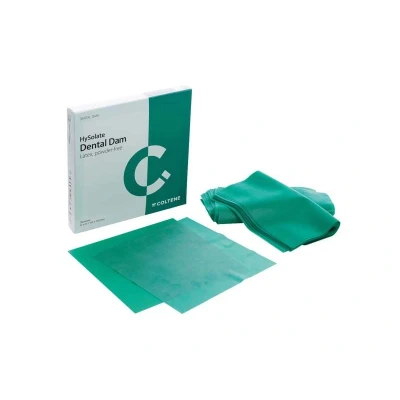 Abbildung von HySolate Latex Dental Dam grün extra stark 152x152mm, 36er 36 Kofferdam