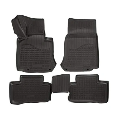 Abbildung von Norm Liners 3D Gummimatten Auto Matten Fussmatten Kompatibel mit GLC X253 / C253 ab 2016, Rand cca 4cm, Allwetter, 4Tlg, Premium Qualität