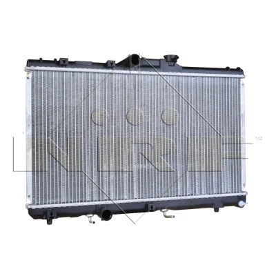 Abbildung von NRF EASY FIT 517588 Kühler, Motorkühlung Aluminium 634 347 18 mit Anbauteilen Kühlrippen gelötet TOYOTA: Corolla VII Compact, VIII Liftback