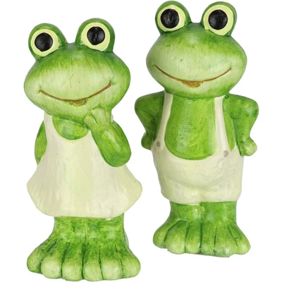 Abbildung von I.GE.A. Dekofigur &quot;Figur Frosch&quot;, Gartendeko Tierfigur Garten Deko Statue Gartenfigur