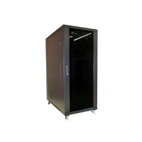 Abbildung von EXTRALINK 27U 600X1000, Rack, stehend, ideal für Netzwerk Serverräume, CCTV Kontrolle, Unternehmen, IT einfache Installation, schwarz