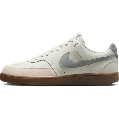 Abbildung von Nike Sportswear Leder Court Vision Sneaker low, Herren, Größe: 46, Weiss Schuhe