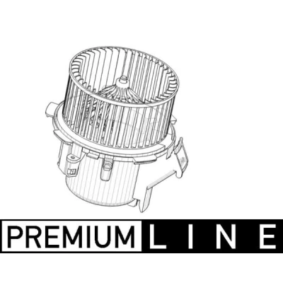 Abbildung von MAHLE ORIGINAL AB 42 000P Innenraumgebläse für Fahrzeuge mit/ohne Klimaanlage Rechtslenker RENAULT: MASTER 2 Kasten, Bus