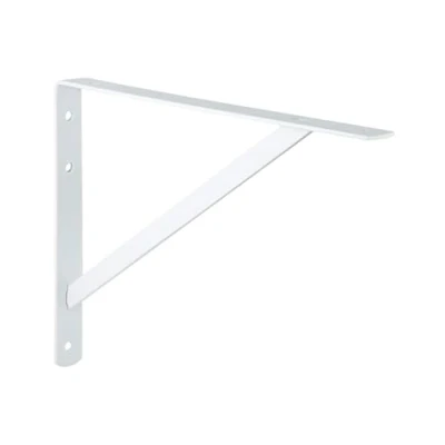 Abbildung von Gedotec Schwerlastwinkel ATHENA 1 Stück Regalwinkel I Tiefe 600 mm Schwerlastkonsole Weiß Wandhalterung Regal Tragkraft 300 kg Winkel Metall massiv Regalträger Wandmontage Konsole