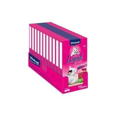 Abbildung von Vitakraft Katzensnack Cat Liquid Snack Rind 11 x 90g