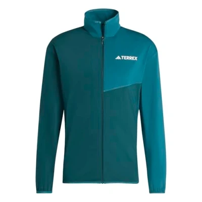 Abbildung von adidas Herren Terrex Multi Climawarm Full Zip Tech Fleece Jacket, Aurora ivy, L