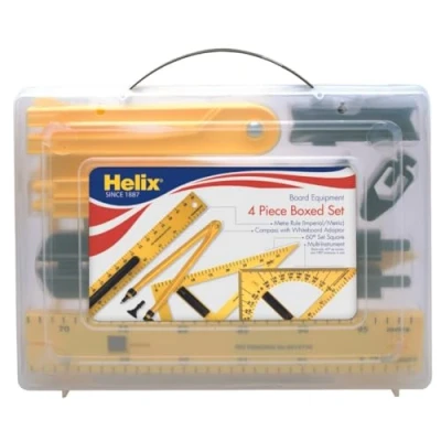 Abbildung von Helix Whiteboard Lineal X24050, magnetisch, 60 cm Set gelb