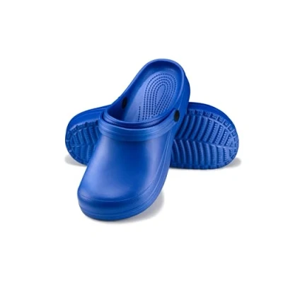 Abbildung von ESTRO Gartenclogs Damen Clogs Gummi Gartenschuhe Garten Leicht Gummischuhe Sommer F07 (37 EU, Blau)