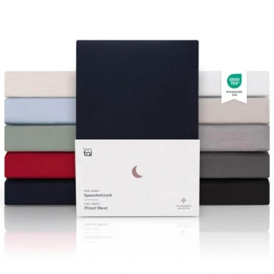 Abbildung von Blumtal Spannbettlaken Premium Topper, Standard 100% Baumwolle, Gummizug: Rundum, (1 Stück), Superweiches Baumwolle mit Rundumgummizug