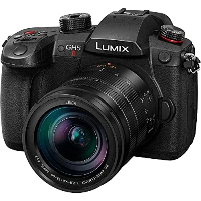 Abbildung von Panasonic LUMIX DC GH5M2LE Systemkamera mit Objektiv LEICA 12 60mm/F2.8 4.0 (20MP, 4K, doppelte Stabilisierung, Kälte / Staub &amp; Spritzwasserschutz)