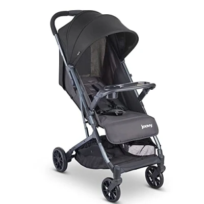 Abbildung von Joovy Kooper Kinderwagen, Leichter kompakt zusammenklappbar mit Ablage, grau