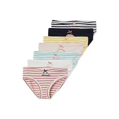Abbildung von Vertbaudet 7er Pack Mädchen Slips Oeko Tex® farblich Sortiert 98/104