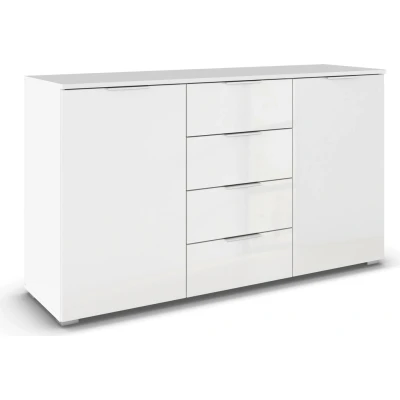 Abbildung von rauch Kommode &quot;Sideboard Kombikommode Schubladenkommode AGORDO&quot;, Breite 140 cm mit 4 Schubkästen und 2 Türen, inkl. 3er Set Filzboxen