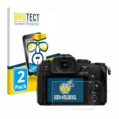 Abbildung von BROTECT (2 Stück Schutzfolie für Panasonic Lumix DC G91 Displayschutz Folie Ultra Klar