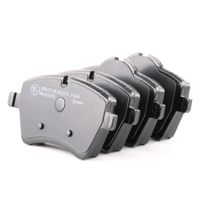 Abbildung von BREMBO P 06 086 Bremsbelagsatz für Verschleißwarnanzeiger vorbereitet mit Bremssattelschrauben Zubehör MINI: Cabrio, Clubman, Coupe