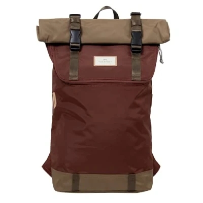 Abbildung von Doughnut Macaroon Jungle Series Backpack Unisex Tagesrucksack, Größe: One Size, Maroon/khaki