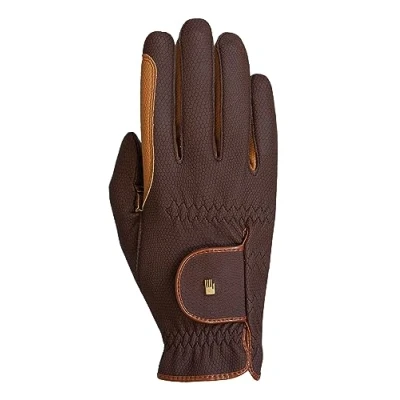 Abbildung von Roeckl Reithandschuhe Malta Bicolor Roeck Grip Winter Mokka/Karamell